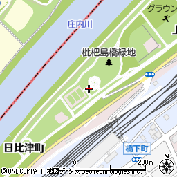 枇杷島橋緑地トイレ２周辺の地図
