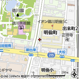 愛知県名古屋市東区徳川町2803周辺の地図