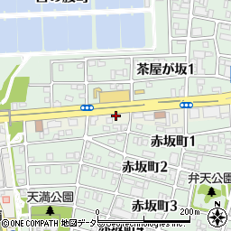 愛知県名古屋市千種区茶屋坂通周辺の地図