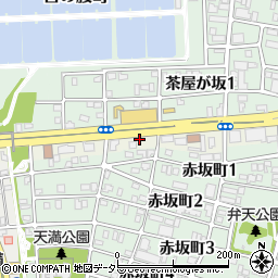 愛知県名古屋市千種区茶屋坂通周辺の地図