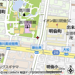 愛知県名古屋市東区徳川町1016周辺の地図