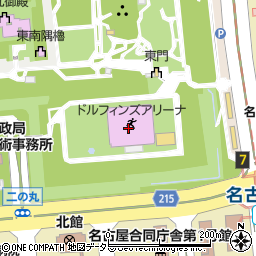 ドルフィンズアリーナ（愛知県体育館）周辺の地図