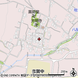 滋賀県大津市八屋戸1457周辺の地図