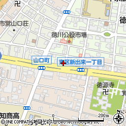 愛知県名古屋市東区徳川町110周辺の地図