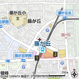 ファミリーマート藤が丘駅前店周辺の地図