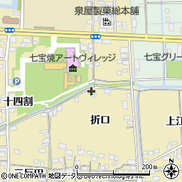 愛知県あま市七宝町遠島折口周辺の地図