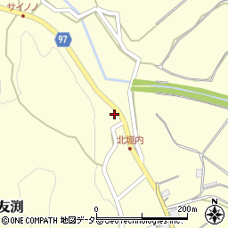 京都府福知山市三和町友渕365-1周辺の地図