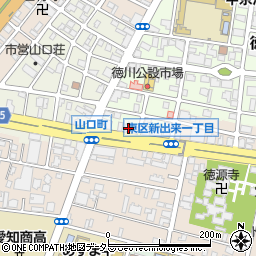 愛知県名古屋市東区徳川町108周辺の地図