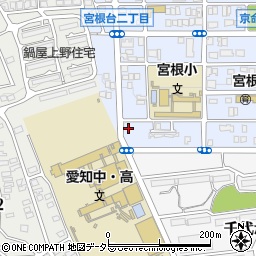 ラッキーパーキング宮根台２丁目周辺の地図