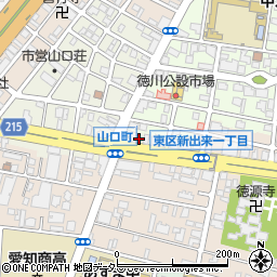 愛知県名古屋市東区徳川町114周辺の地図