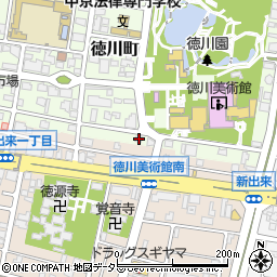愛知県名古屋市東区徳川町811周辺の地図