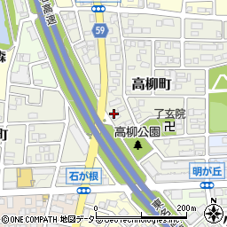 愛知県名古屋市名東区高柳町324周辺の地図