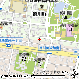 愛知県名古屋市東区徳川町806周辺の地図