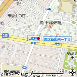 愛知県名古屋市東区徳川町101周辺の地図