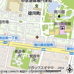 愛知県名古屋市東区徳川町808周辺の地図