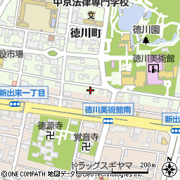 愛知県名古屋市東区徳川町807周辺の地図