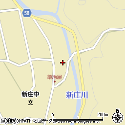 岡山県真庭郡新庄村2258周辺の地図