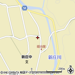 岡山県真庭郡新庄村2155周辺の地図