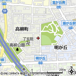 愛知県名古屋市名東区高柳町1203周辺の地図