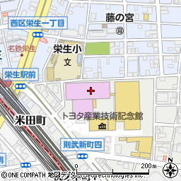 トヨタ産業技術記念館　エントランス・ロビー周辺の地図