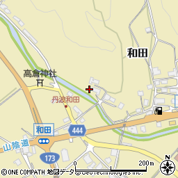 京都府船井郡京丹波町和田垣内10周辺の地図