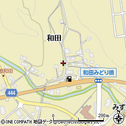 京都府船井郡京丹波町和田垣内周辺の地図