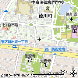 愛知県名古屋市東区徳川町803周辺の地図