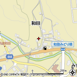 京都府船井郡京丹波町和田垣内57周辺の地図