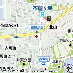 大垣共立銀行茶屋坂支店 ＡＴＭ周辺の地図