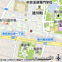愛知県名古屋市東区徳川町801周辺の地図