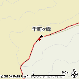 千町ケ峰周辺の地図