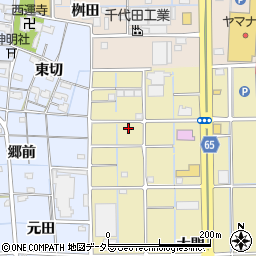 愛知県津島市神守町元屋敷71周辺の地図