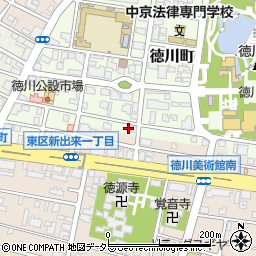 愛知県名古屋市東区徳川町710周辺の地図
