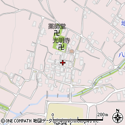 滋賀県大津市八屋戸1458周辺の地図