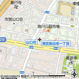 愛知県名古屋市東区徳川町106周辺の地図