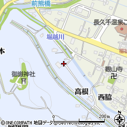 愛知県長久手市岩作壁ノ本36周辺の地図
