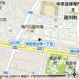 愛知県名古屋市東区徳川町310周辺の地図