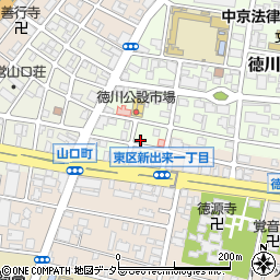 愛知県名古屋市東区徳川町314周辺の地図