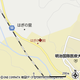 京都府南丹市日吉町保野田萩原周辺の地図