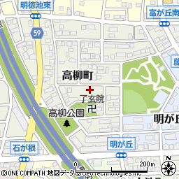 愛知県名古屋市名東区高柳町1307周辺の地図