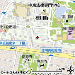 愛知県名古屋市東区徳川町1115周辺の地図