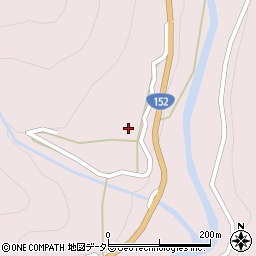 静岡県浜松市天竜区水窪町奥領家3889周辺の地図