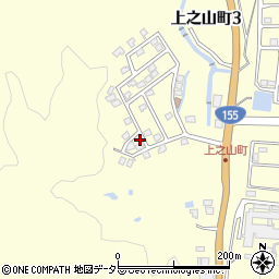 愛知県瀬戸市上之山町3丁目147周辺の地図