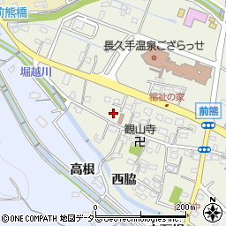 愛知県長久手市前熊下田108-1周辺の地図