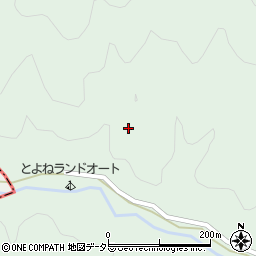 愛知県北設楽郡豊根村坂宇場葦ノ平周辺の地図