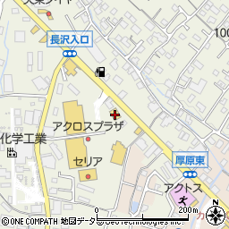 ワークマン富士厚原店周辺の地図