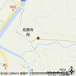京都府南丹市日吉町田原（谷口）周辺の地図