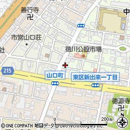 愛知県名古屋市東区徳川町401周辺の地図