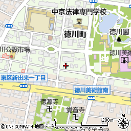 愛知県名古屋市東区徳川町1101周辺の地図