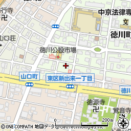 愛知県名古屋市東区徳川町306周辺の地図